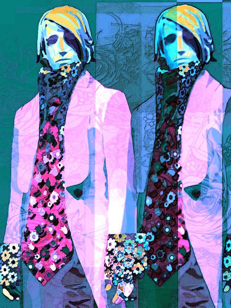 Boys in the Ouchy Pink Flower Jackets